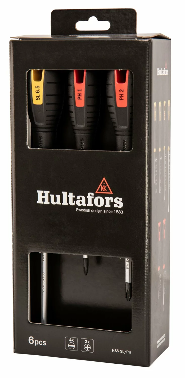 Hultafors HSS SL/PH Schroevendraaierset PH & SL - 6 stuks-image