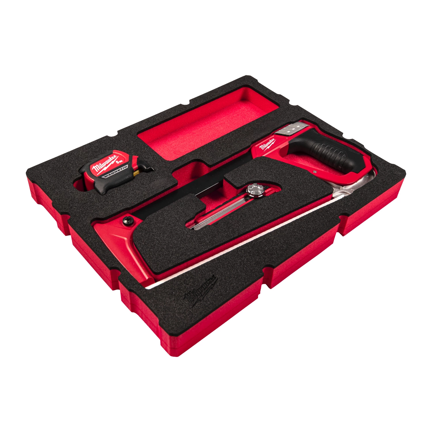Milwaukee 4932493642 4-delige PACKOUT™ Gereedschapset in foam inlay - voor PACKOUT™ gereedschapskoffers met lades-image