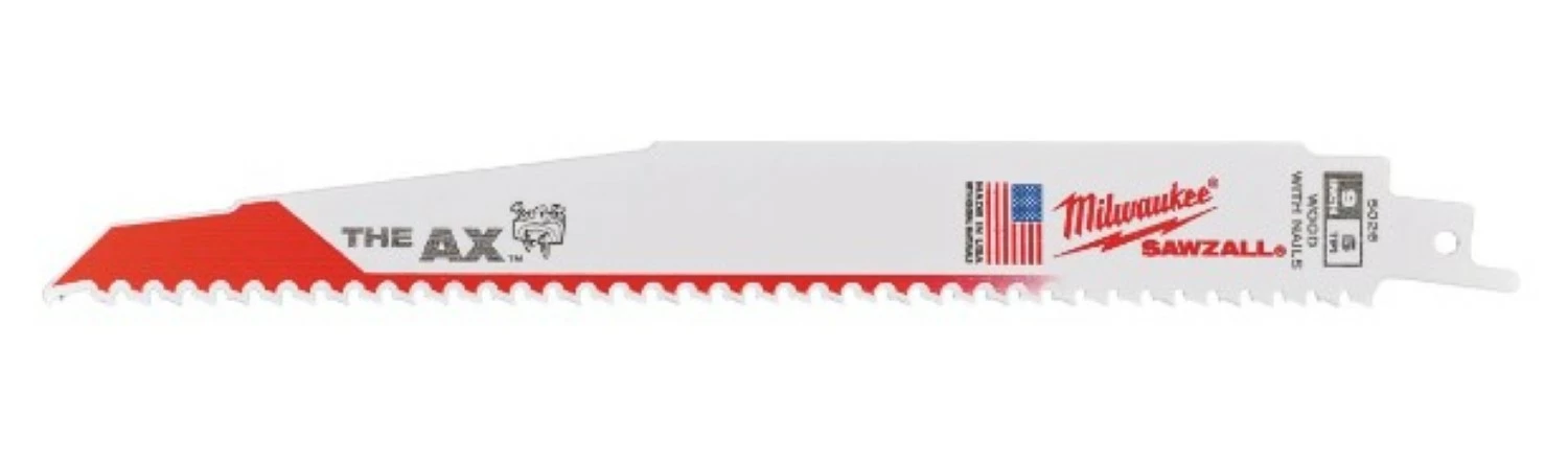 Milwaukee 48005026 Lame de scie sabre AX 150 / 5 - 3,2 mm (5 pièces) - 230mm-image