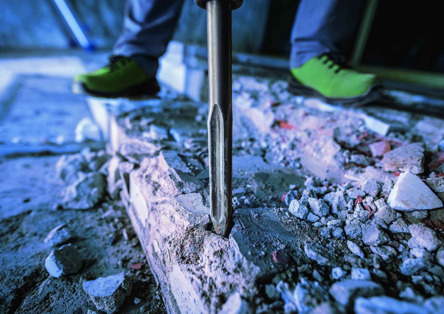 Bosch 2608690111 - Burin pointu à queue six pans, 30 x 400 mm-image