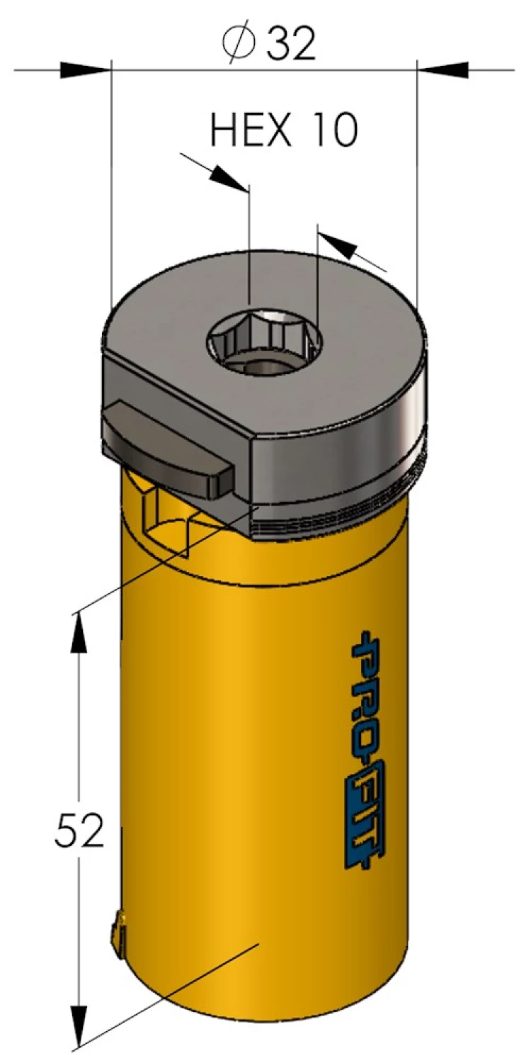 ProFit 09081032 Scie cloche Multi Purpose avec adaptateur - 32mm-image