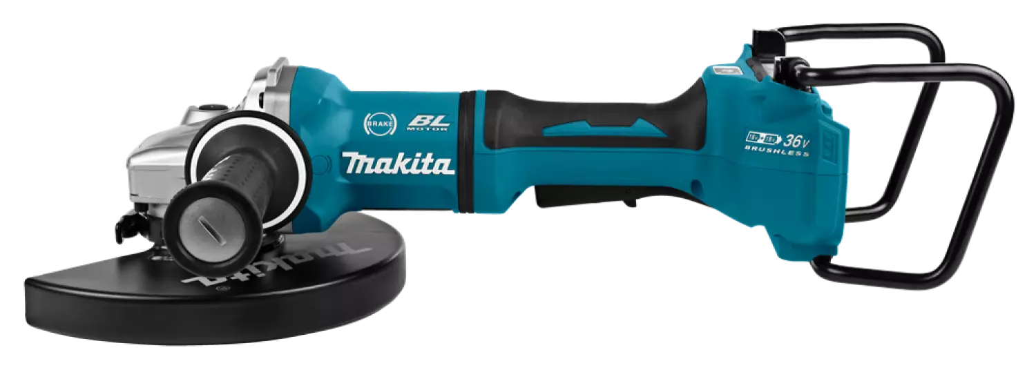 Makita DGA901ZKU1 36V (2x18V) Li-Ion Accu Haakse slijper body in koffer - 230mm-image