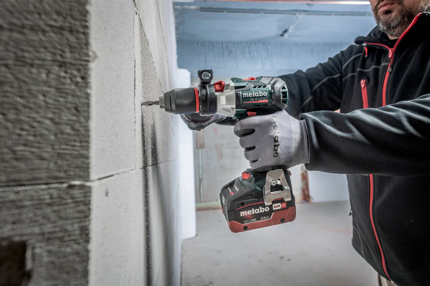 Metabo SB 18 LTX BL I 18V Li-ion accu-klopboormachine body in metaBOX - koolborstelloos-image
