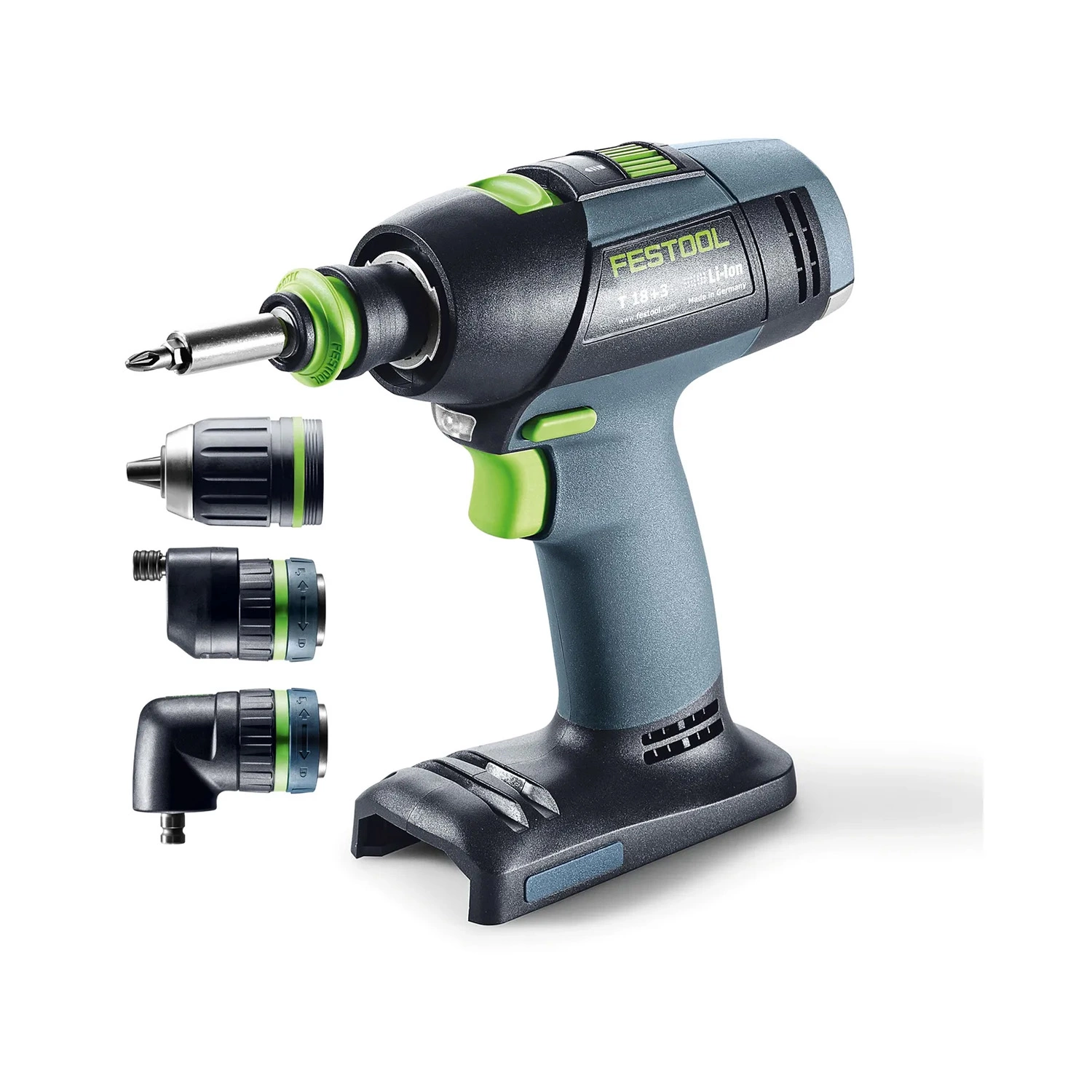 Festool T18+3 Basic-Set 18V Li-Ion accu schroefboormachine body incl. boorkoppen in systainer - 50Nm Festool-image