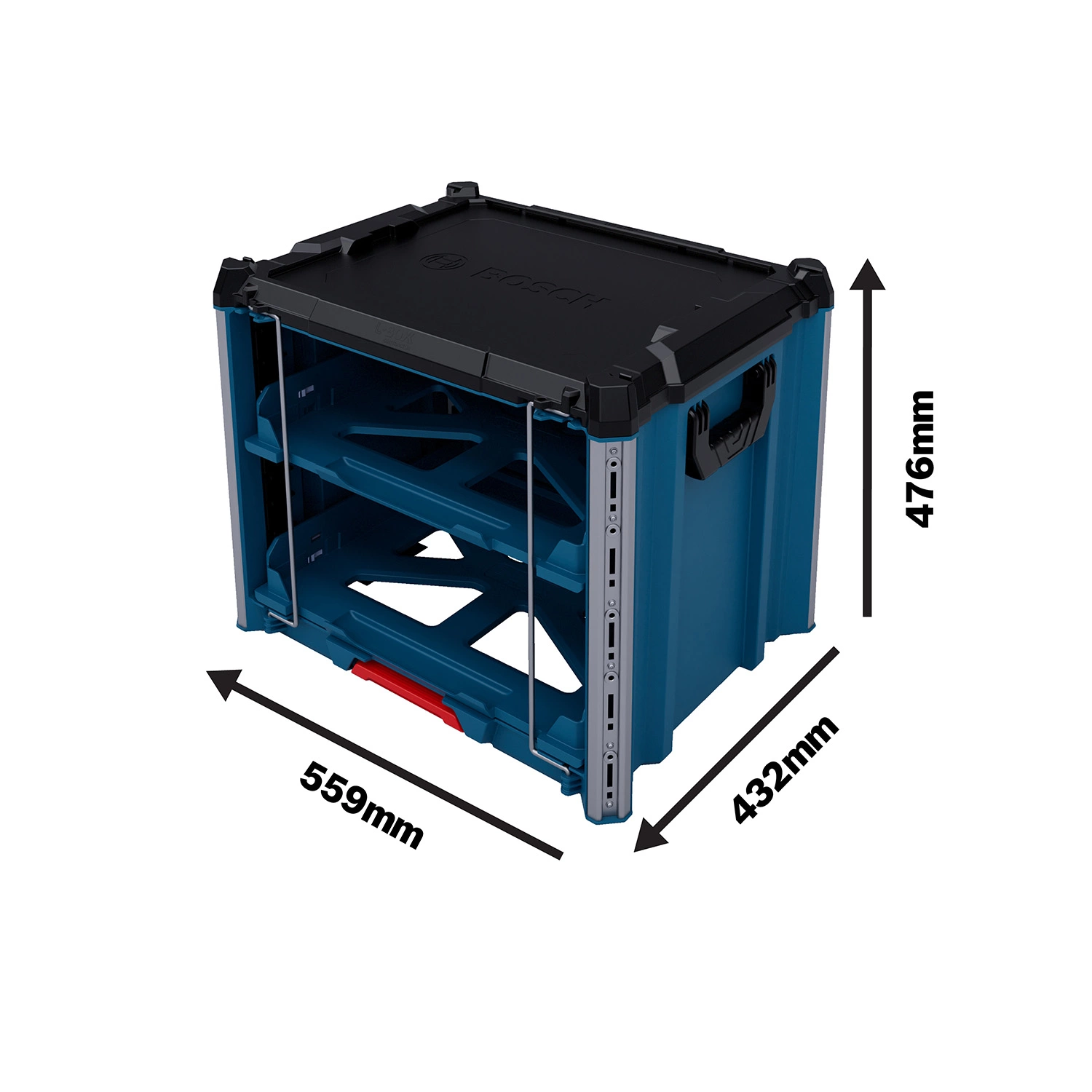 Bosch 1600A037E4 Coffre de rangement L-Boxx Contractor Rack 2 Professional-image