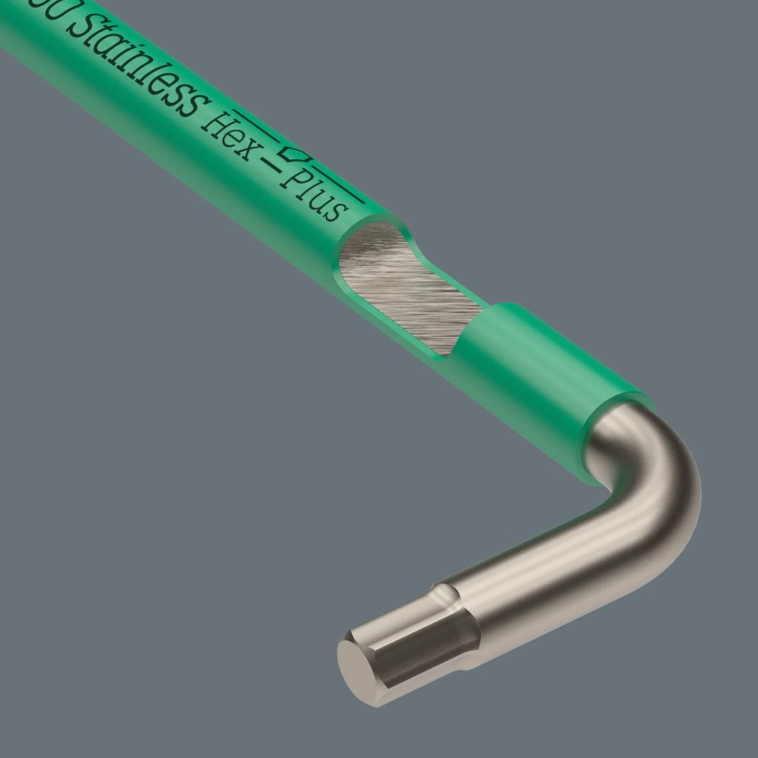 Wera 05022860001 Jeu de 9 clés Allen Hex-Plus Multicolour Imperial 1 - Pouces - Acier inoxydable - 5/64-3/8"-image
