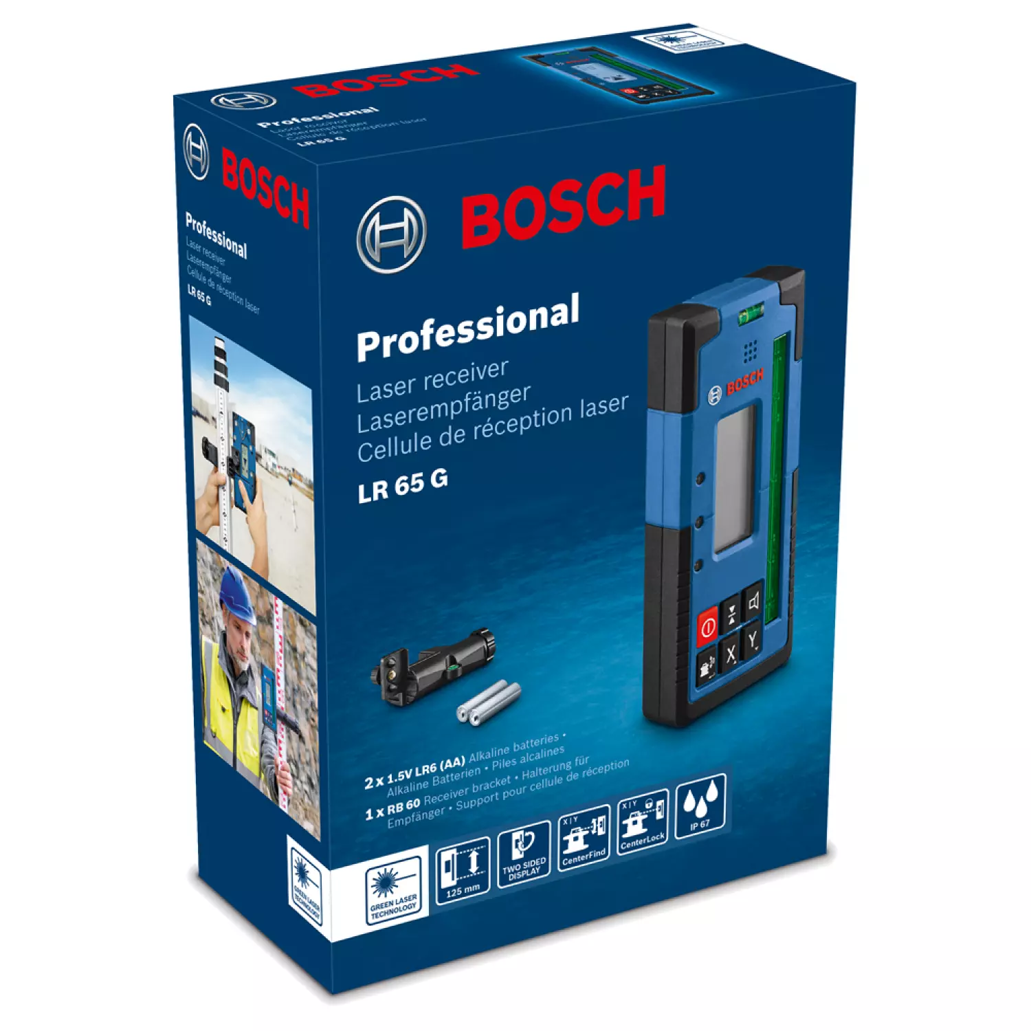 Bosch LR 65 G Récepteur laser incl support RB 61