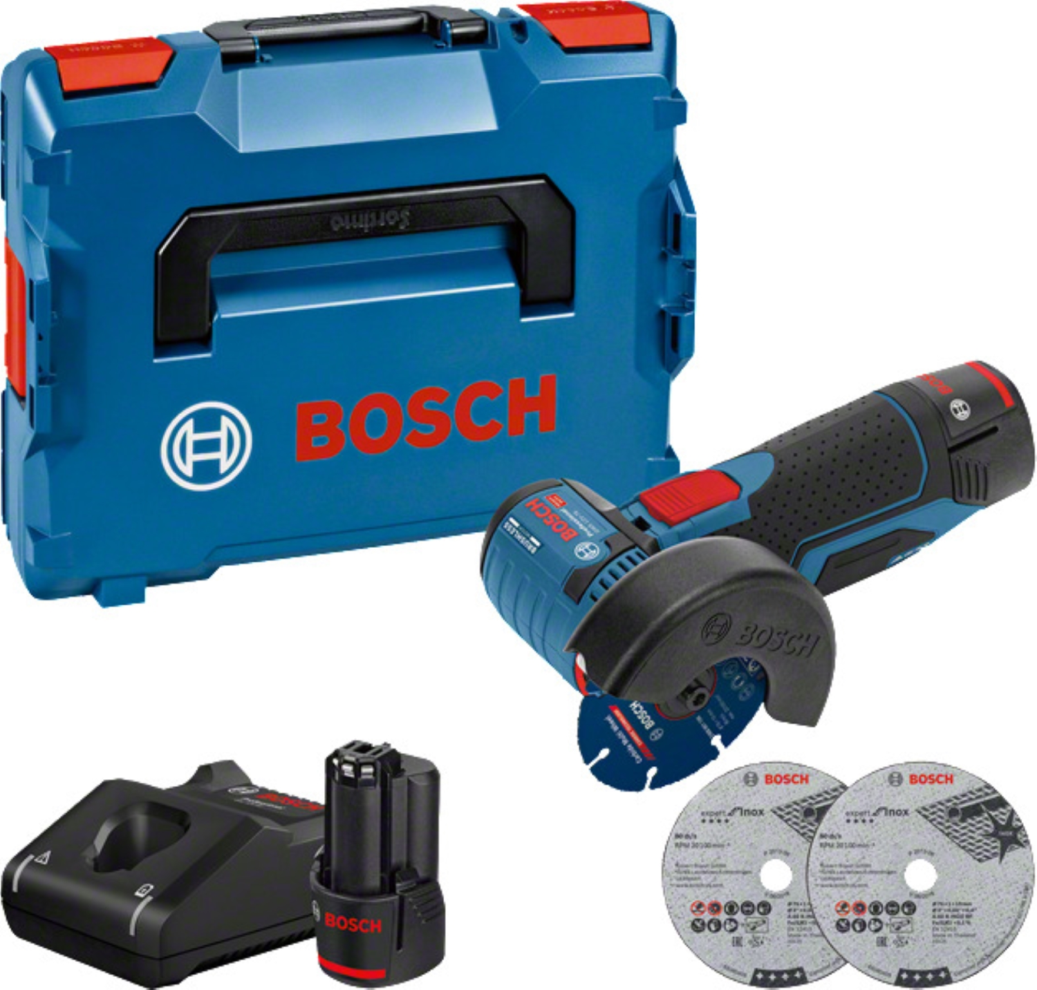 Bosch 06019F200B - Meuleuse angulaire sans fil GWS 12V-76-image