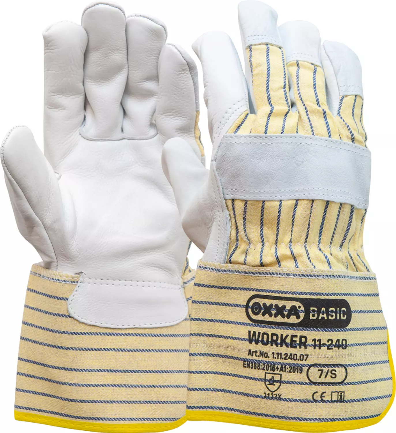 Oxxa 11-240 Gants de travail pour travailleurs - cuir de grain de buffle - 7/S-image