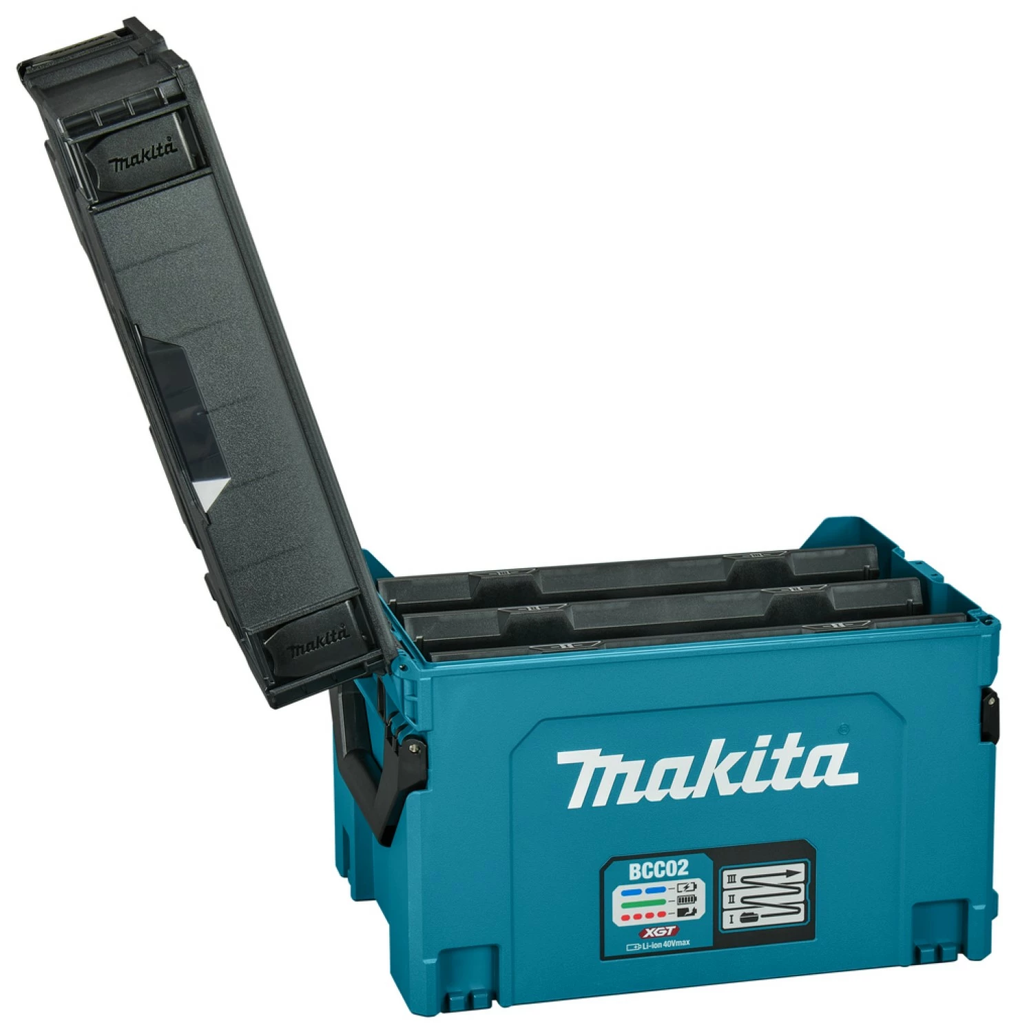 Makita BCC02 XGT Oplaadbox voor max 12 accu's (t/m BL4040F)-image