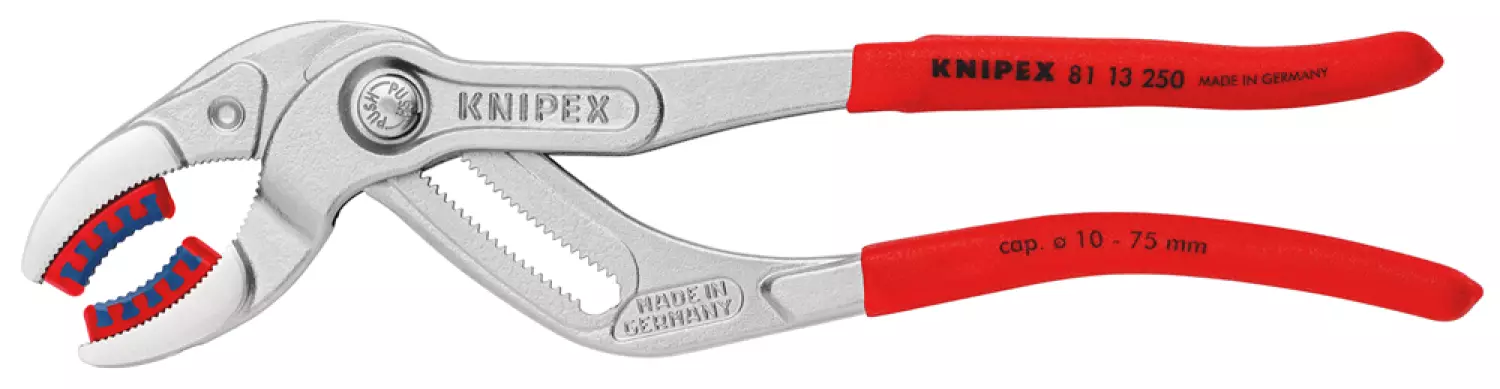 Knipex 81 13 250 Sifon- en connectorentang met anti-slip - 250 mm-image