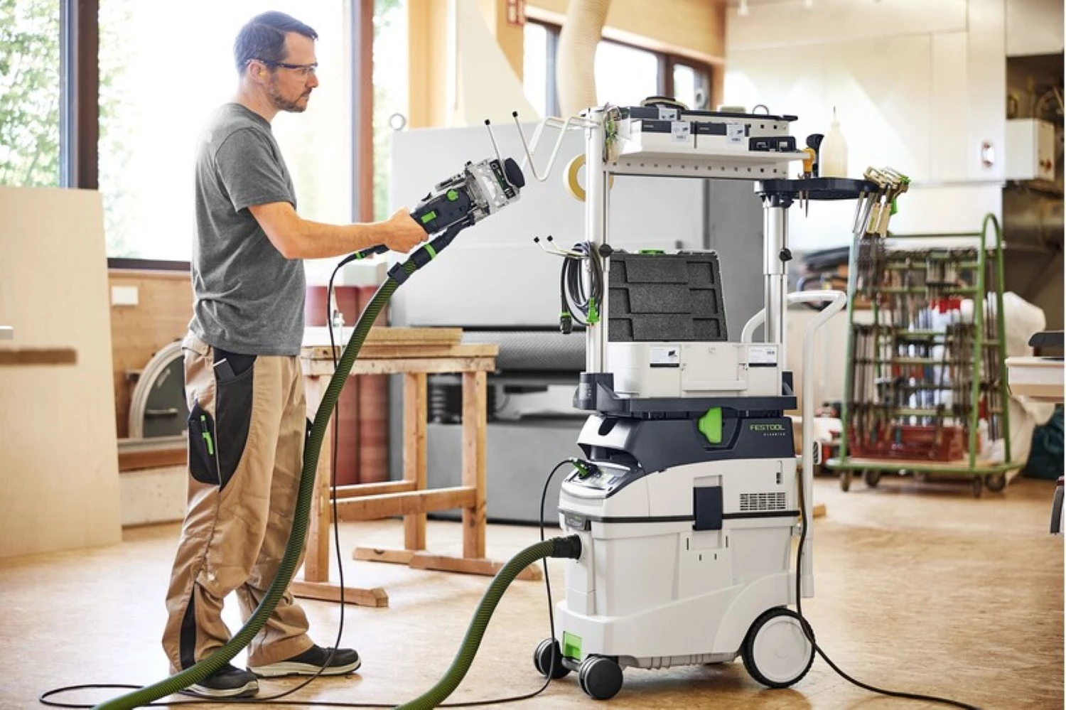 Festool CTM 48 EI Bouwstofzuiger - 1200W - klasse M - 48L-image
