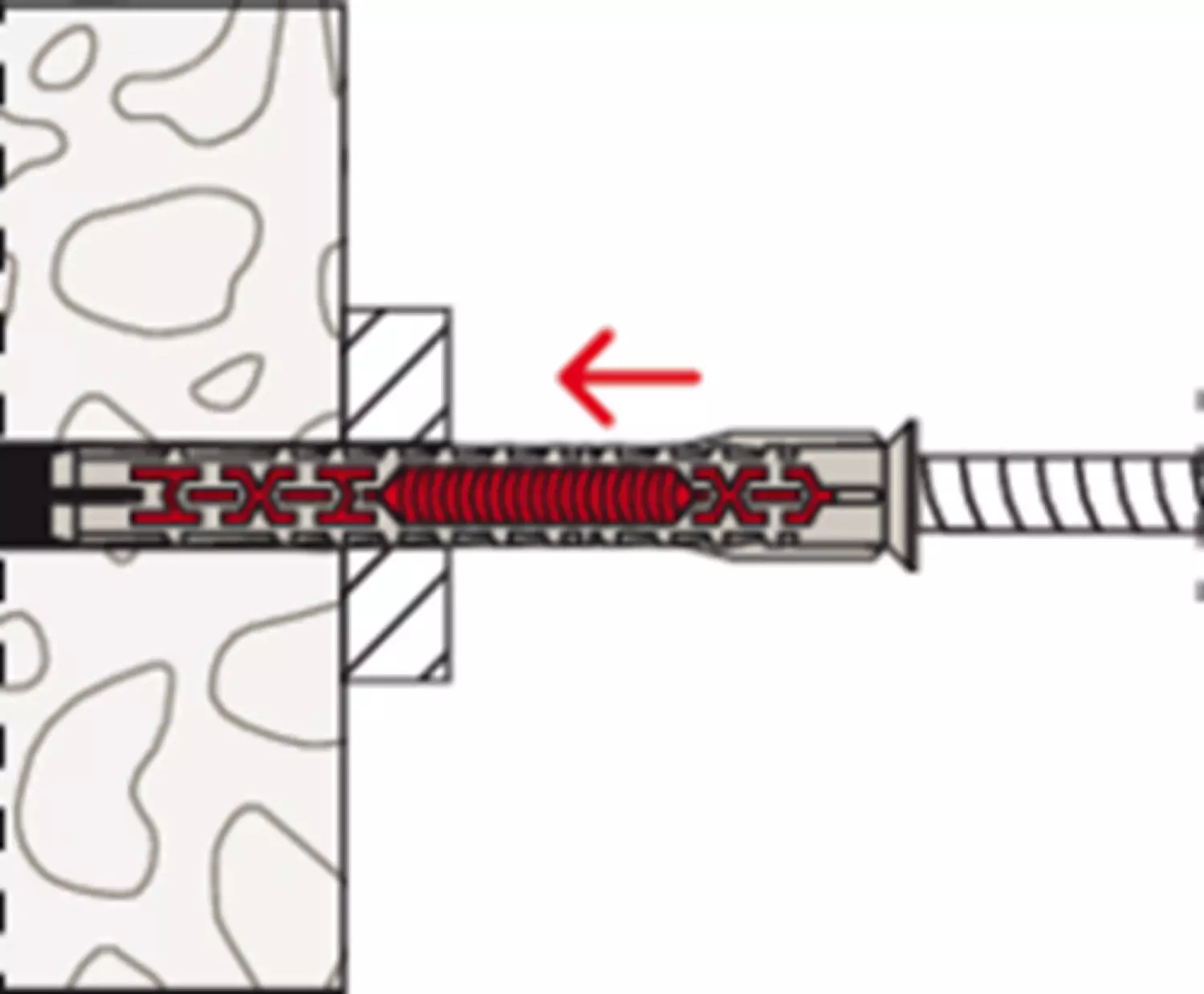 Fischer 562162 Constructieplug DuoXpand - 10 x 230 T - TX40 - verzonken schroef (50st)-image