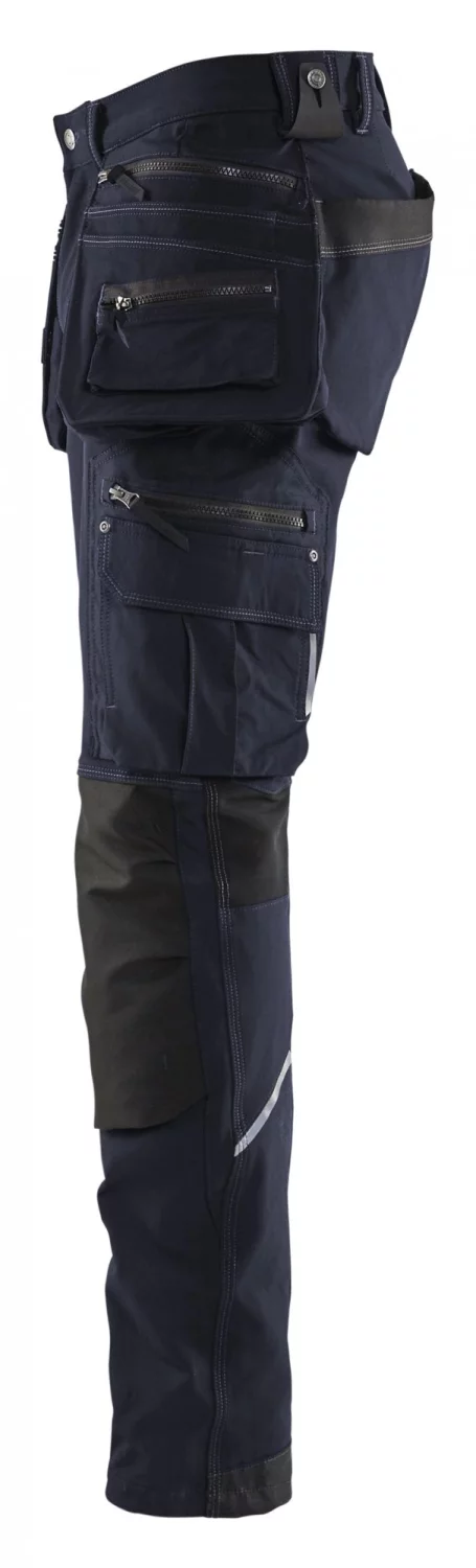 Blåkläder X1900 Pantalon de travail 4 directions stretch 1998 - bleu marine/noir - taille 44 (XS)-image
