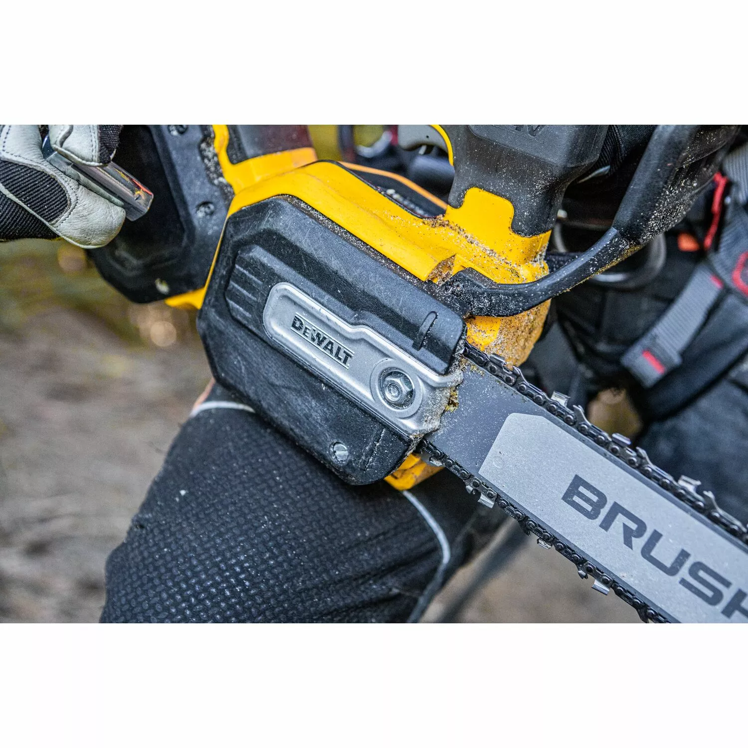 DeWALT DCMCST635X1 54V XR FLEXVOLT Ensemble de Tronçonneuse à Manche Supérieur sans Fil (1x Batterie 9.0Ah) - Moteur sans Balais - 35cm-image