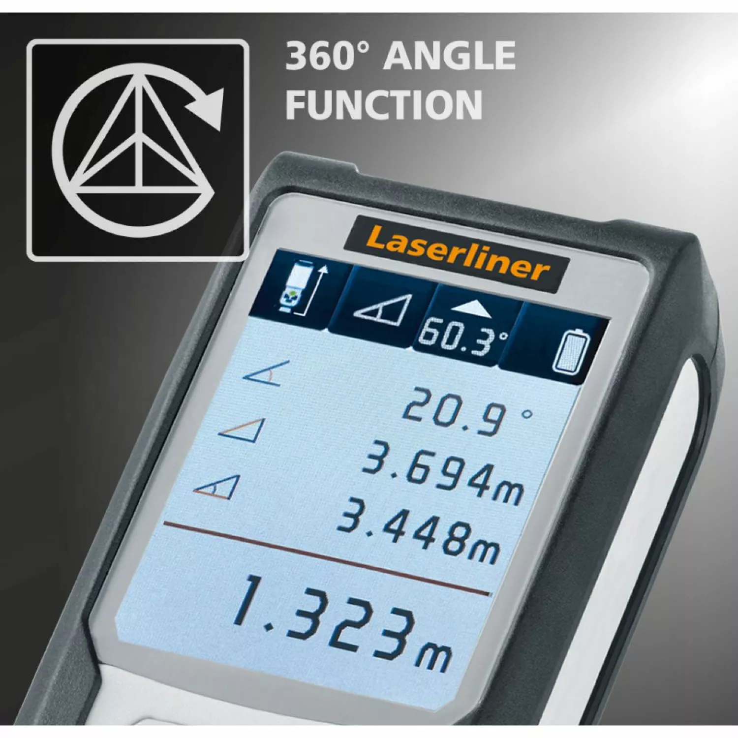 Laserliner 080.847A LaserRange-Master Gi7 Pro Laserafstandsmeter - Groen - 70m-image