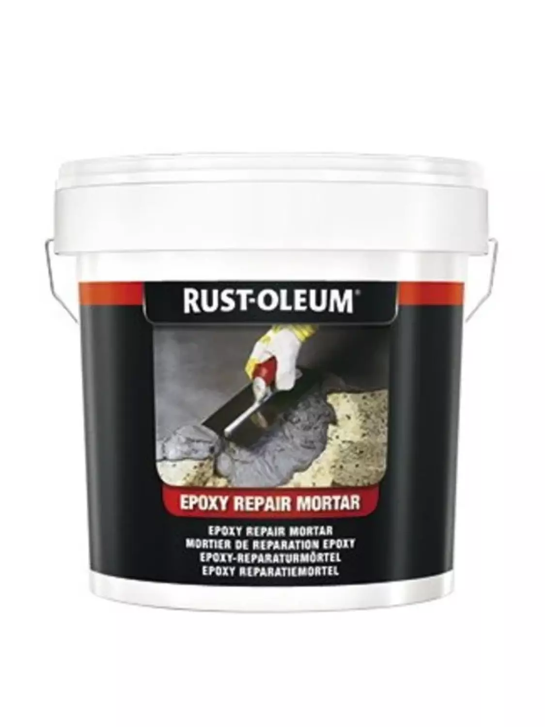 Rust-Oleum 5180 Epoxy Reparatiemortel Donkergrijs - 2,5kg-image