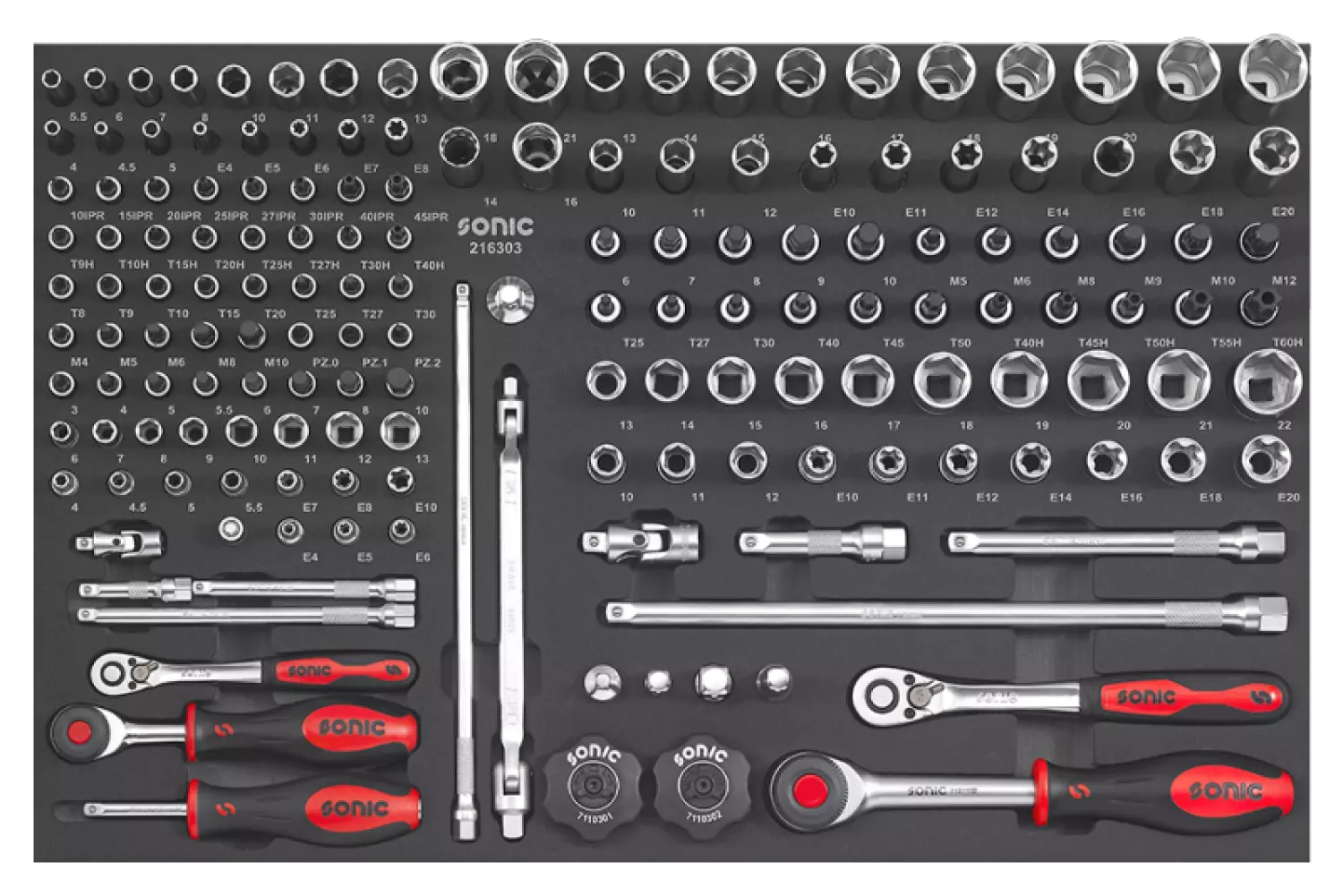 Sonic 738477 NEXT S9 Gevulde gereedschapswagen - 384 delig-image