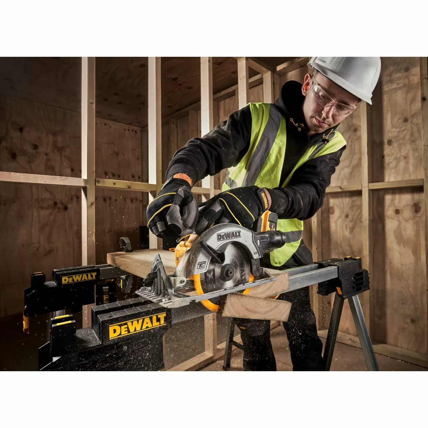 DeWALT DCS565NT-XJ 18V Li-ion XR accu cirkelzaag body in TSTAK - 165mm-image