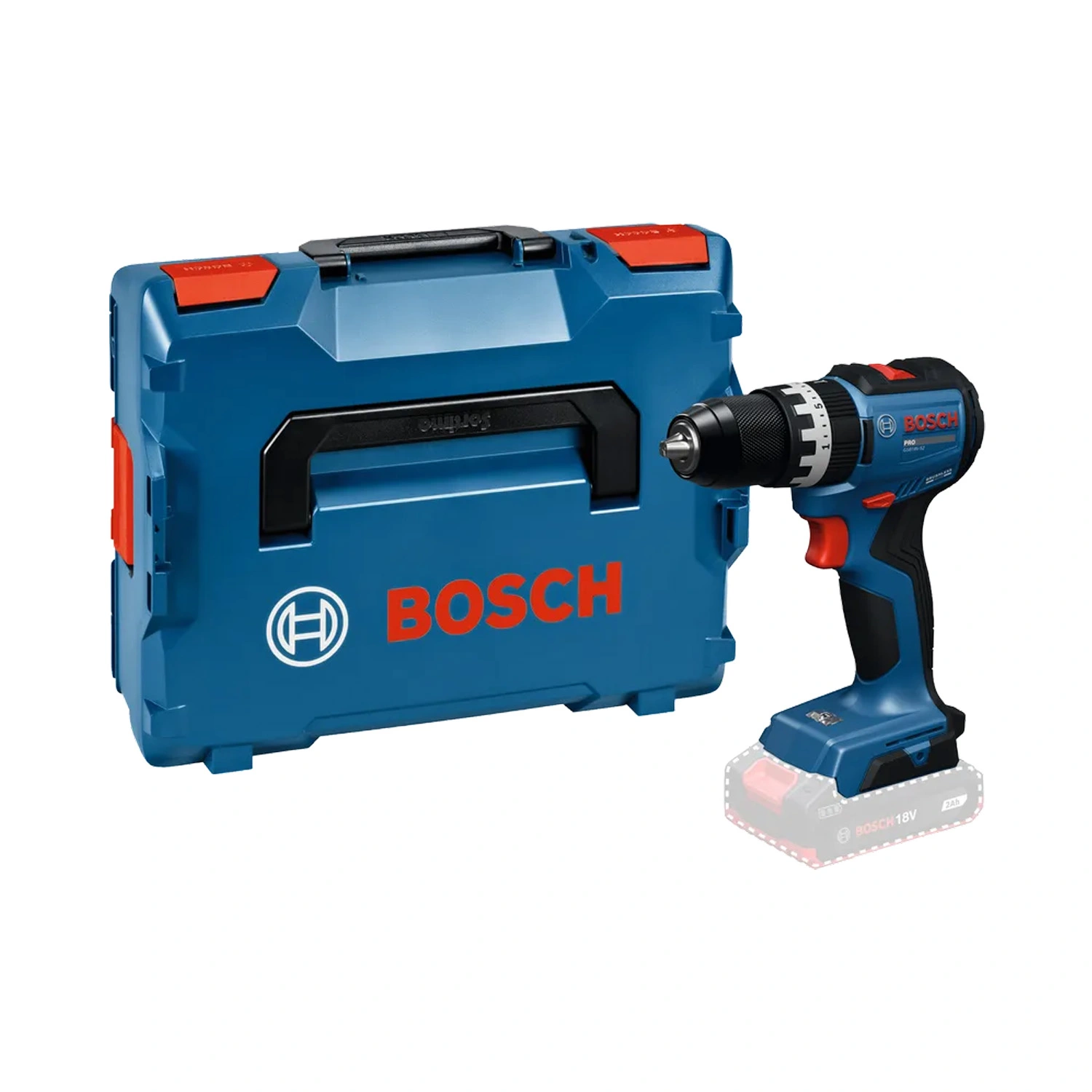 Bosch GSB 18V-52 - Klopboormachines - in L-Box - Body