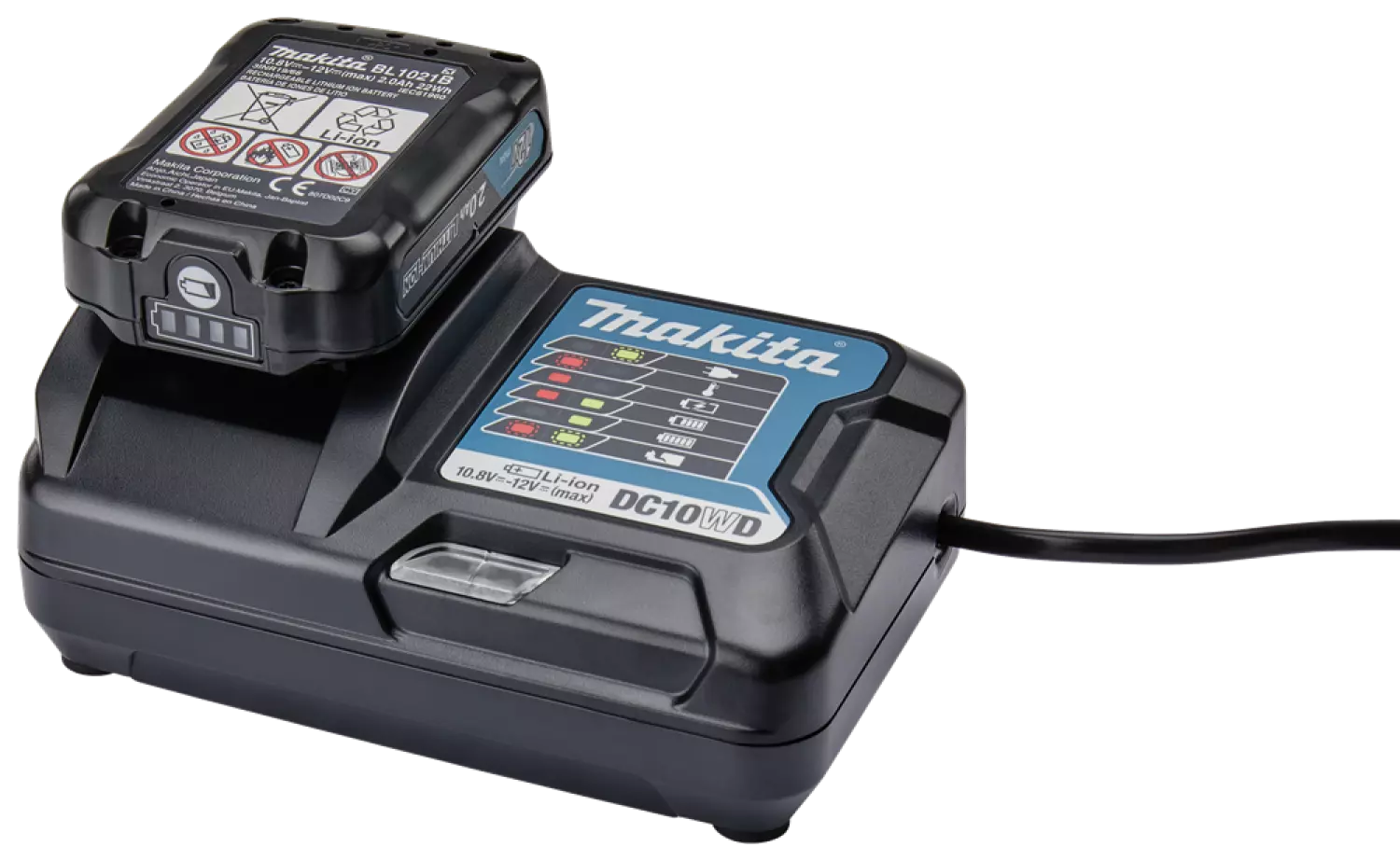 Makita DC10WD Chargeur Li-ion 10,8 / 12v-image