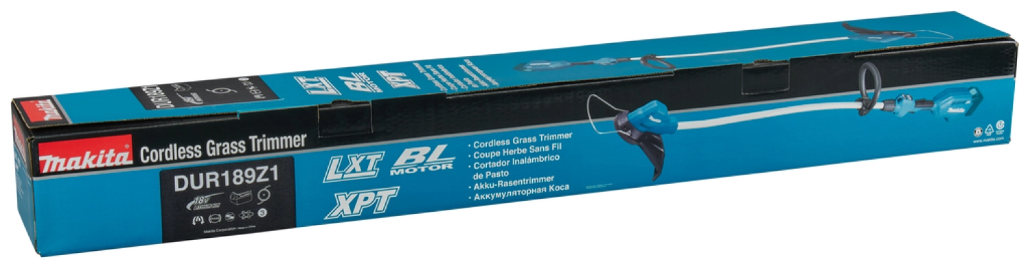 Makita DUR189Z1 LXT 18V Li-Ion corps de tondeuse à gazon sans fil - sans balais de carbone - 30cm-image