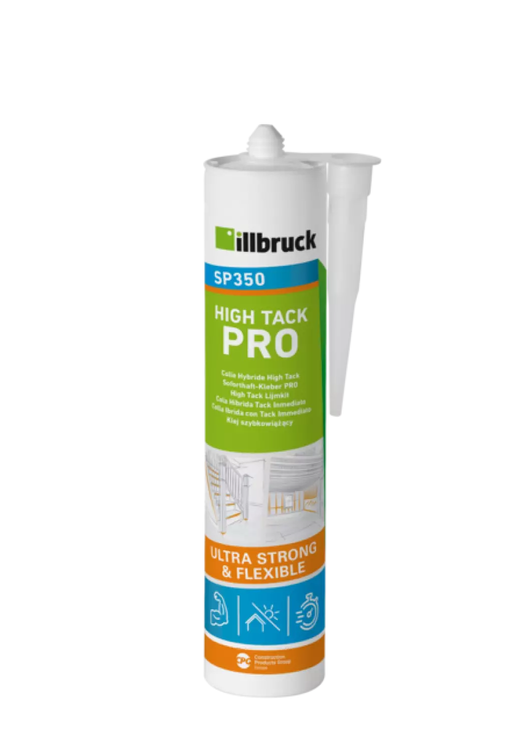 illbruck SP350 Colle de montage High Tack - Tube - 310 ml-image