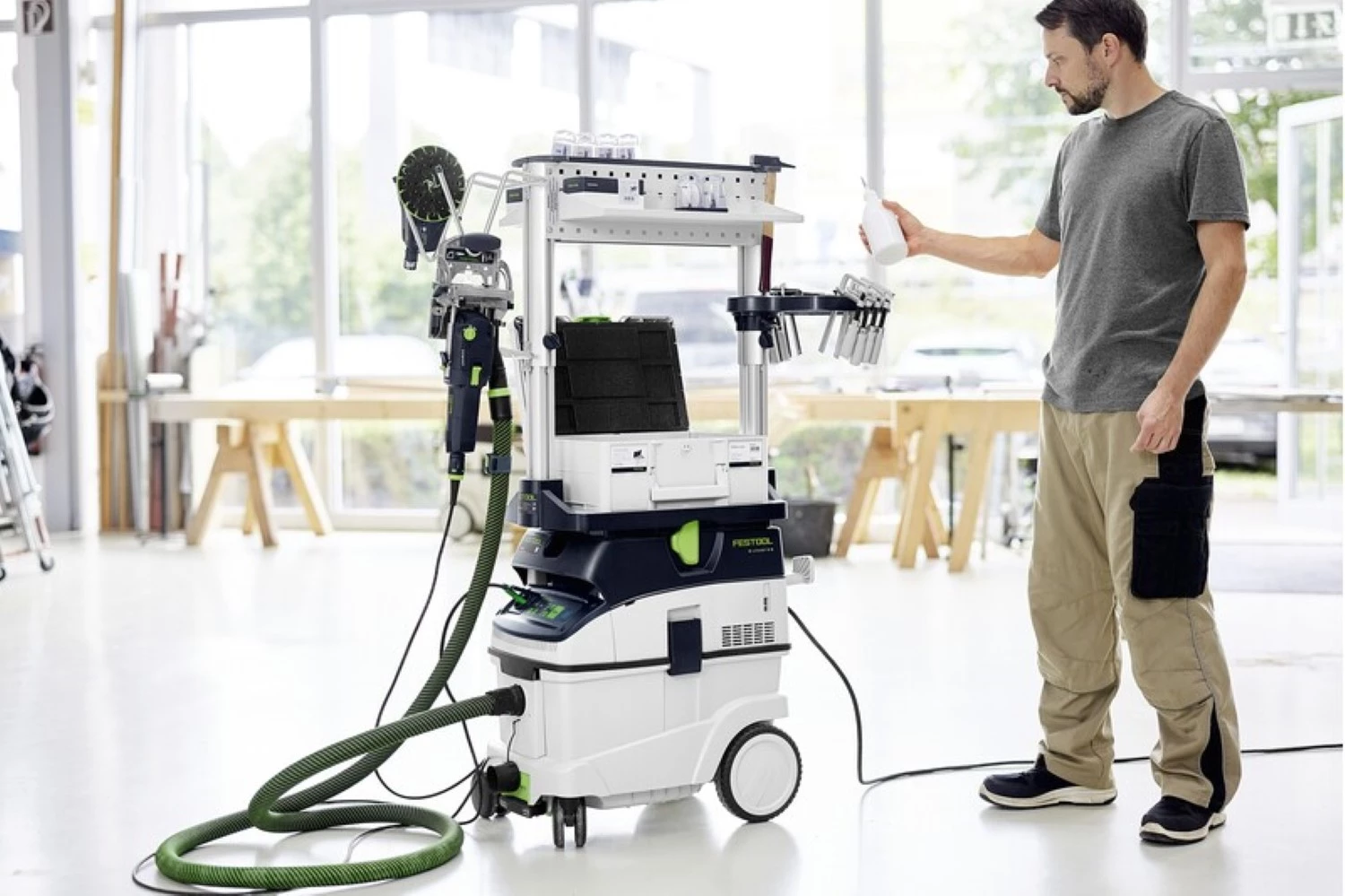 Festool CTM 36 EI AC Bouwstofzuiger - 1200W - klasse M - 36L-image