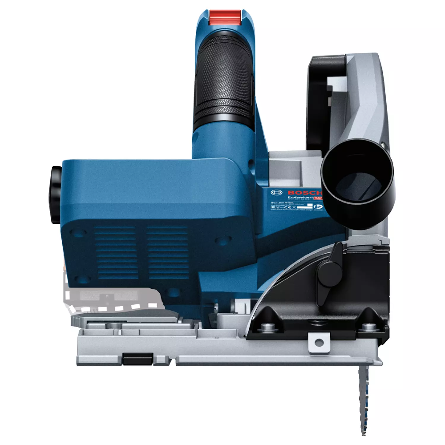 BOSCH GKT 18V-52 GC 18V LI-ION BATTERIE INVAL CIRCULAIR SAWING MACHINE (2X 5.5AH) CLUELL.-image