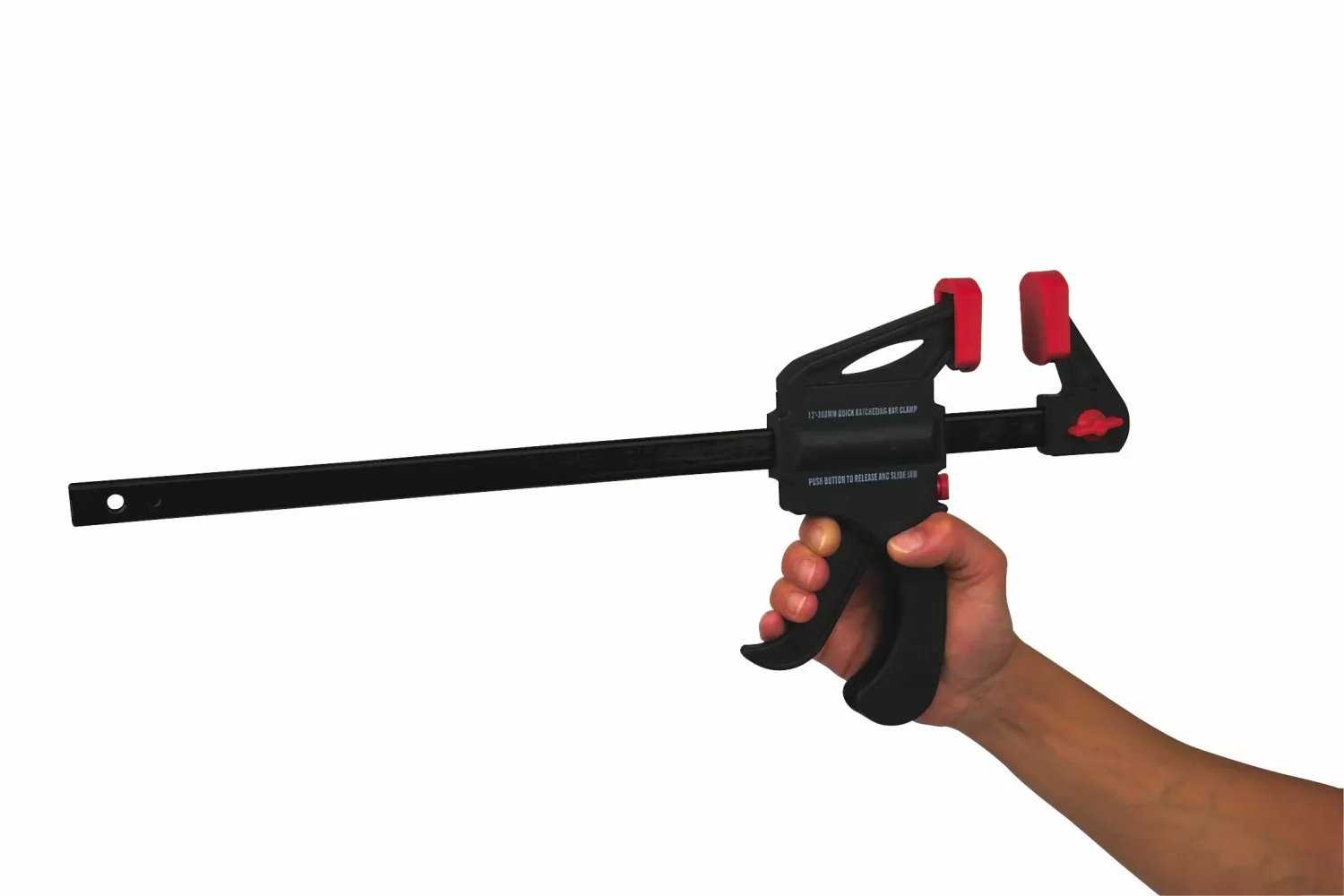 Brüder Mannesmann 90304 Jeu de 4 pinces à colle rapide - 150/300mm-image