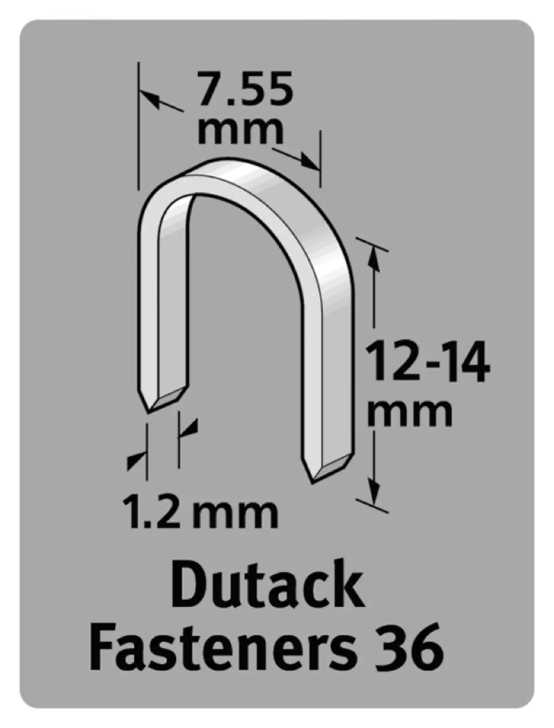 Dutack 5011010 Nieten - Serie 36 - 12mm (1000st)-image