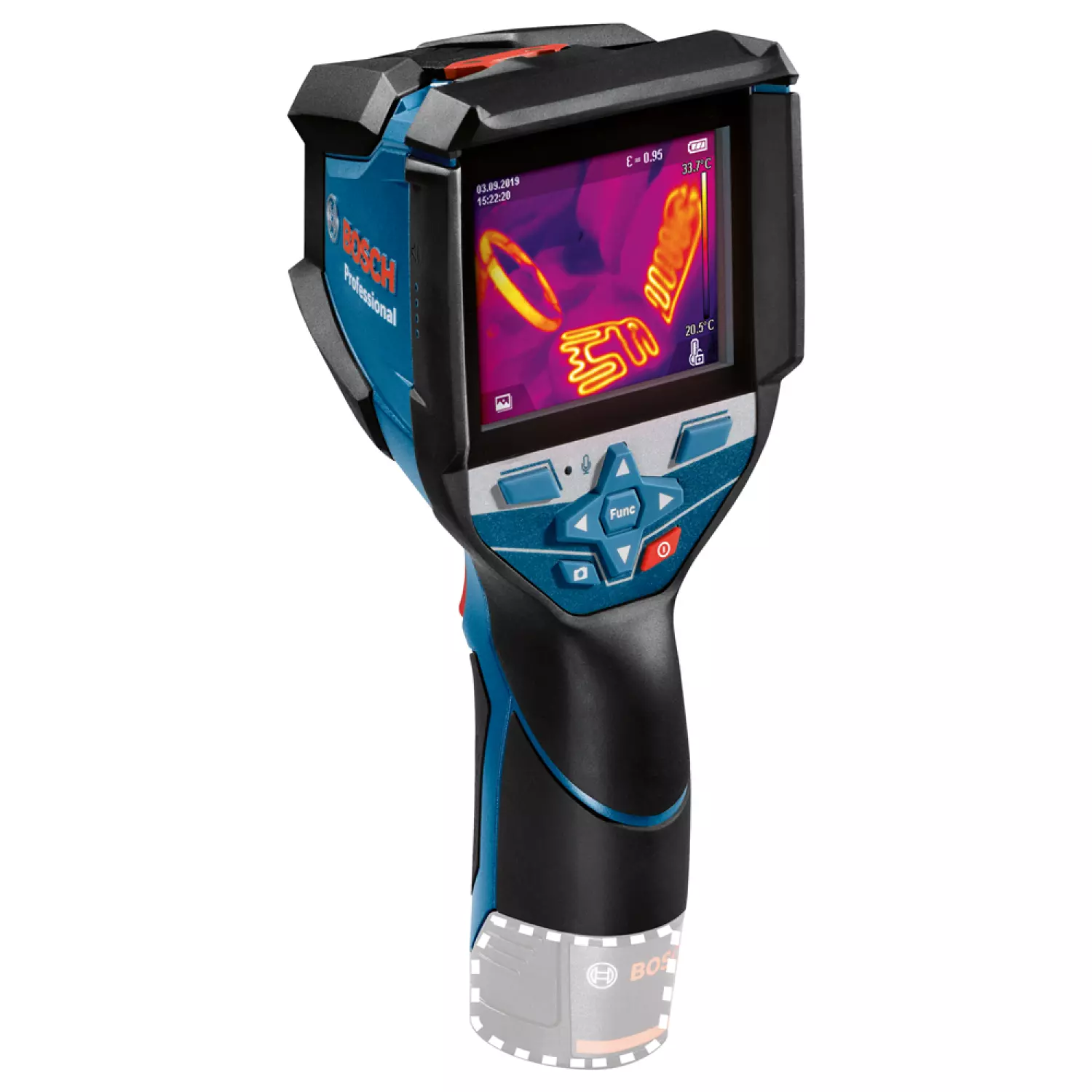 Bosch GTC 600 C Détecteur thermique sans fil 12 V Li-ion dans L-Boxx-image