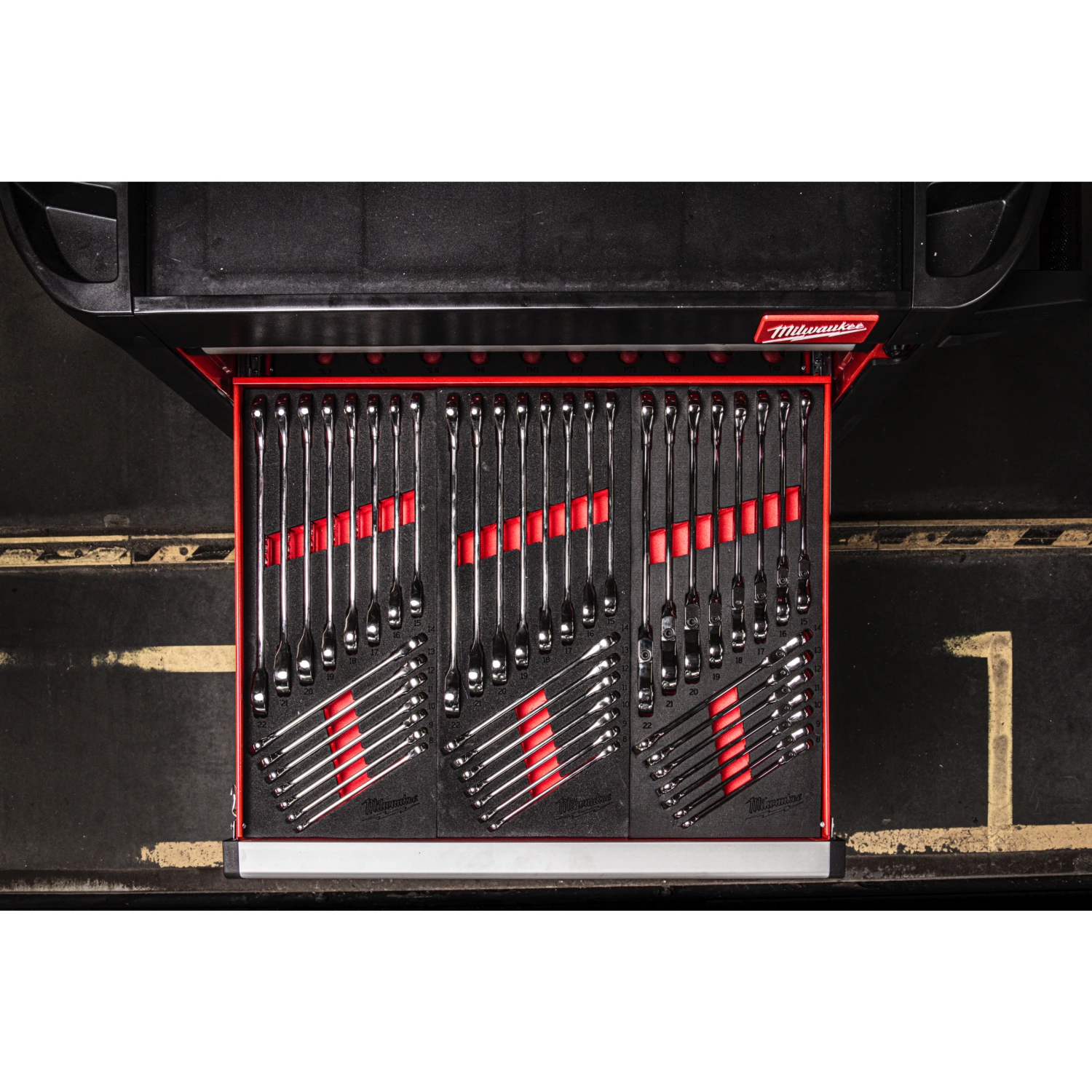 Milwaukee 4932479829 Foam Inlay Ringratel-steeksleutel Flex set MAXBITE™-image