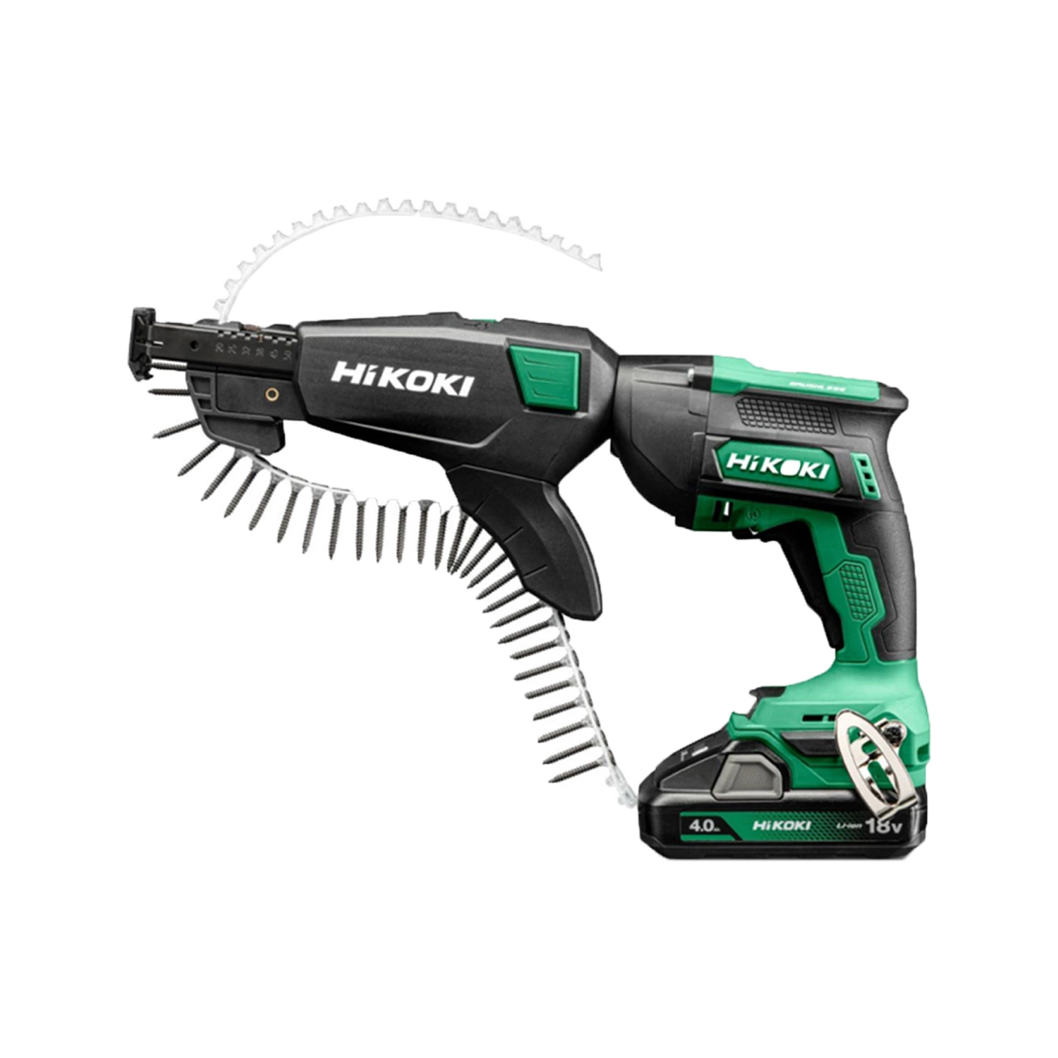 HiKOKI W18DBWCZ 18V Li-ion accu gipsschroefmachine / bandschroefmachine set (2x 4.0Ah accu) in HSC III - 25-57mm-image