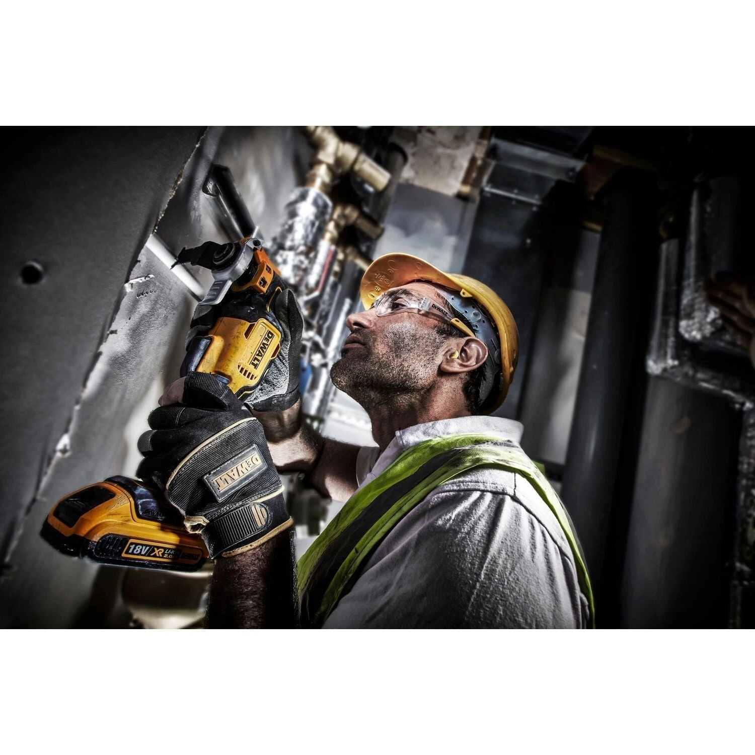 DeWALT DCS356N - Outil multifonction sans fil Li-Ion 18V - brushess - Machine seule-image