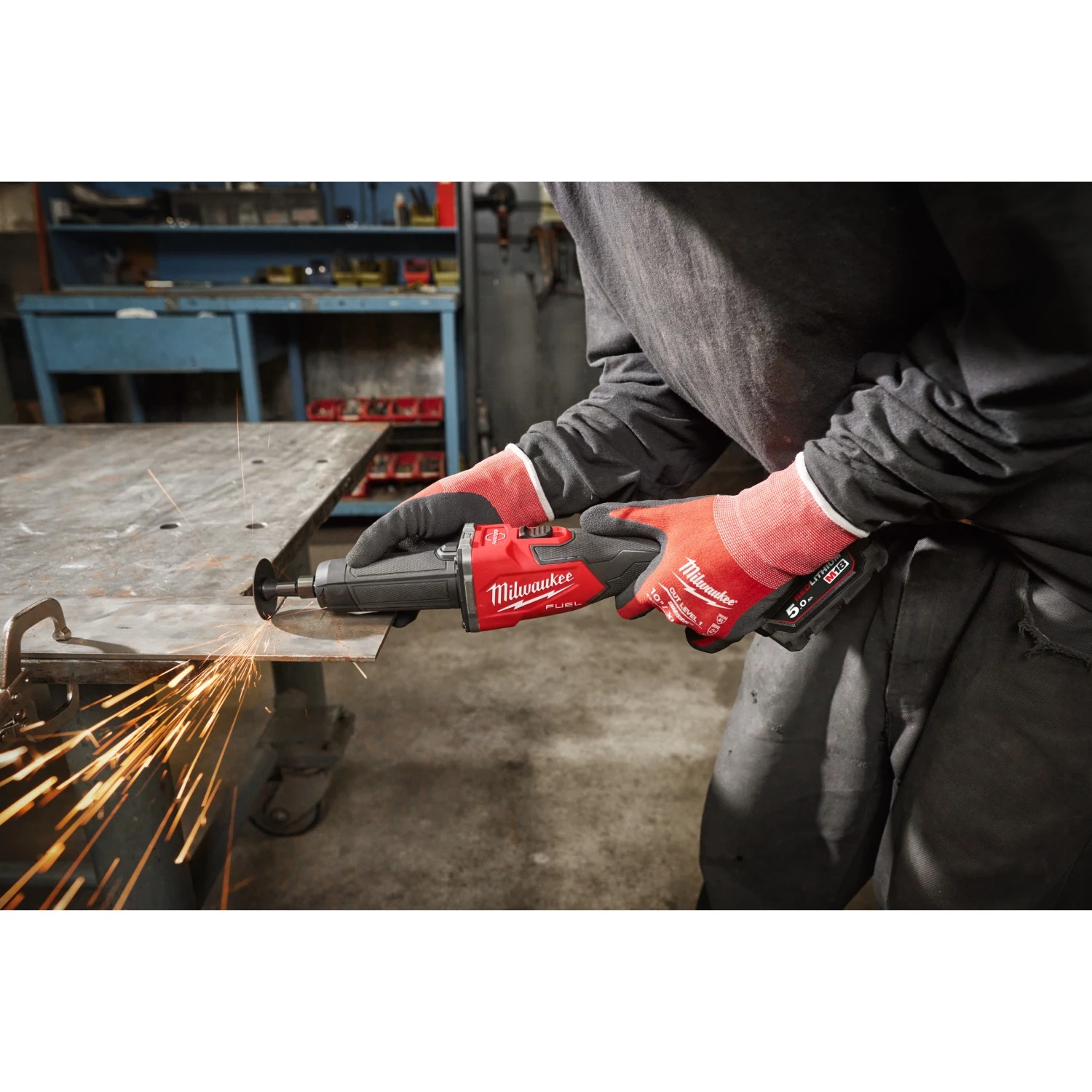 Milwaukee M18 FDGRB-0X FUEL™ Rechte slijpmachine met schuifschakelaar-image