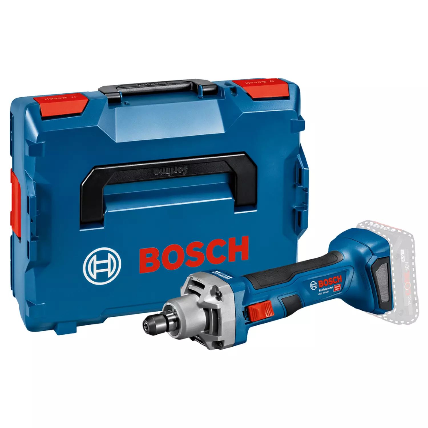 Bosch GGS 18V-20 18V Batterie Li-ion Straight Grijper dans L-Boxx-Carbonlessless sans balais-image