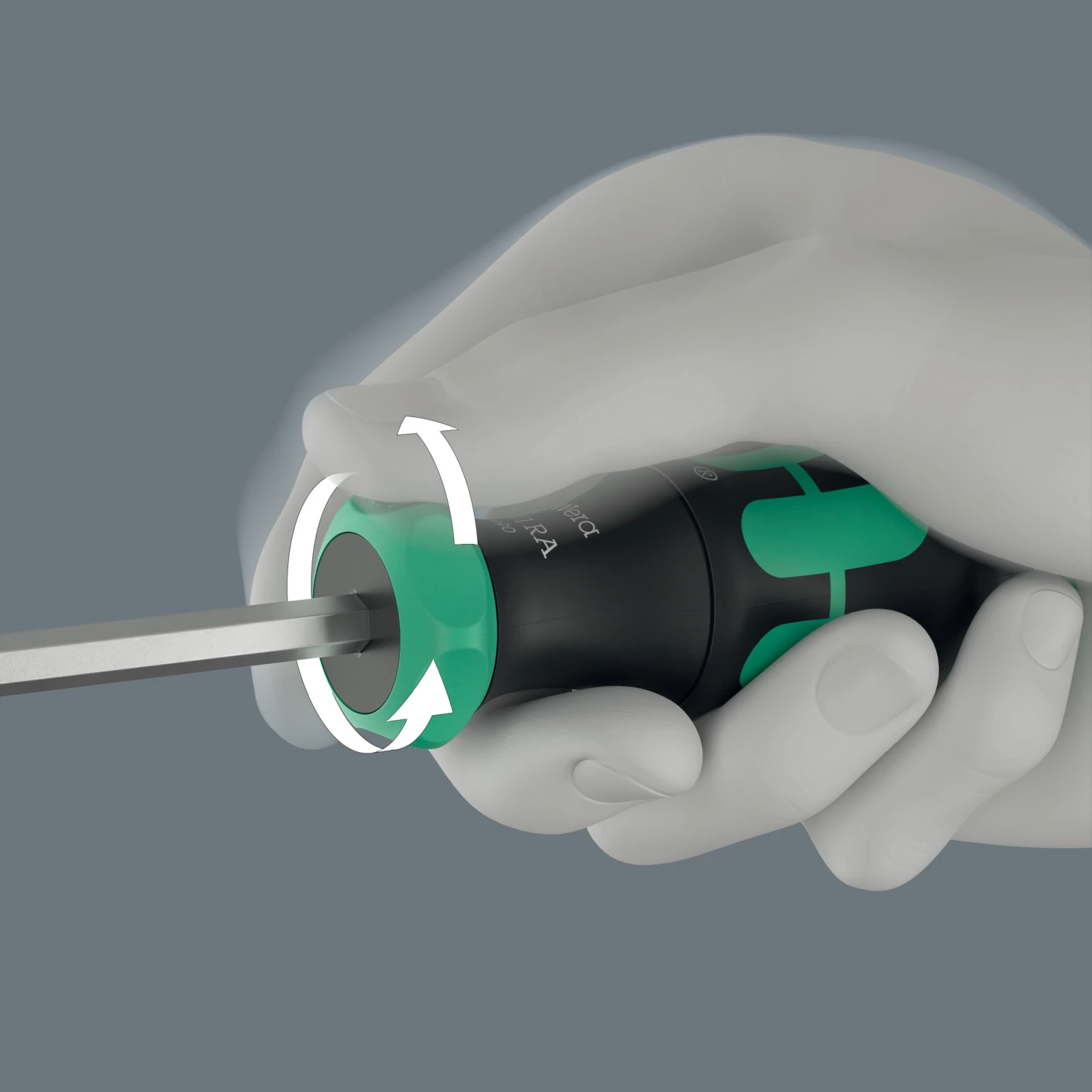 Wera 05051518001 Kraftform Kompakt 27 RA 2 tournevis à embout interchangeable - 6 en 1 multi-embouts - avec fonction cliquet-image