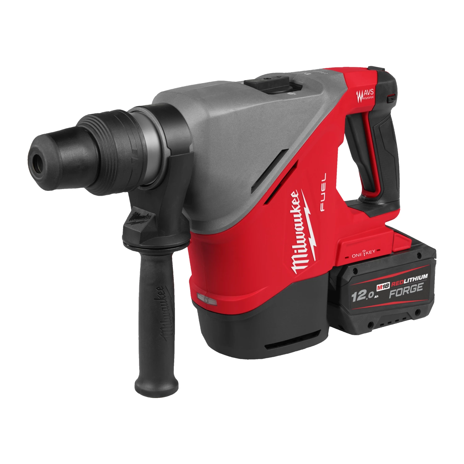 Milwaukee M18 FHACO540-122C 18V Li-ion ensemble marteau perforateur combiné (2x batterie 12.0Ah) dans une mallette - 7.5J-image