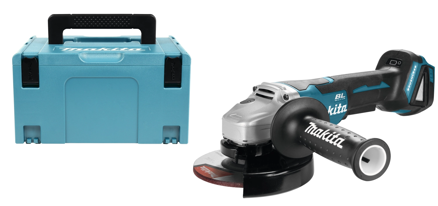 Makita DGA505Y1J 18V Li-Ion Scie Sauteuse Corps + 1.5Ah Batterie dans Mbox - 125mm - Sans Charbon - Démarrage Progressif-image
