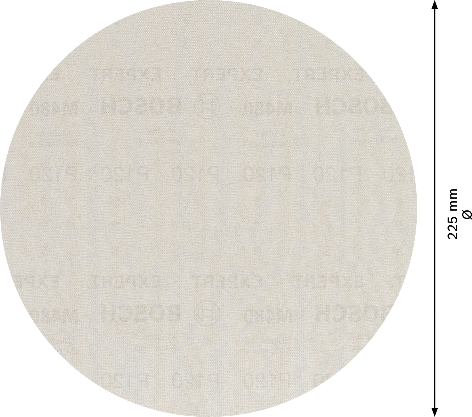 Bosch EXPERT 2608900709 - EXPERT Abrasif M480 Best for Wood and Paint, diamètre 225 mm, grain 120, 25x-image