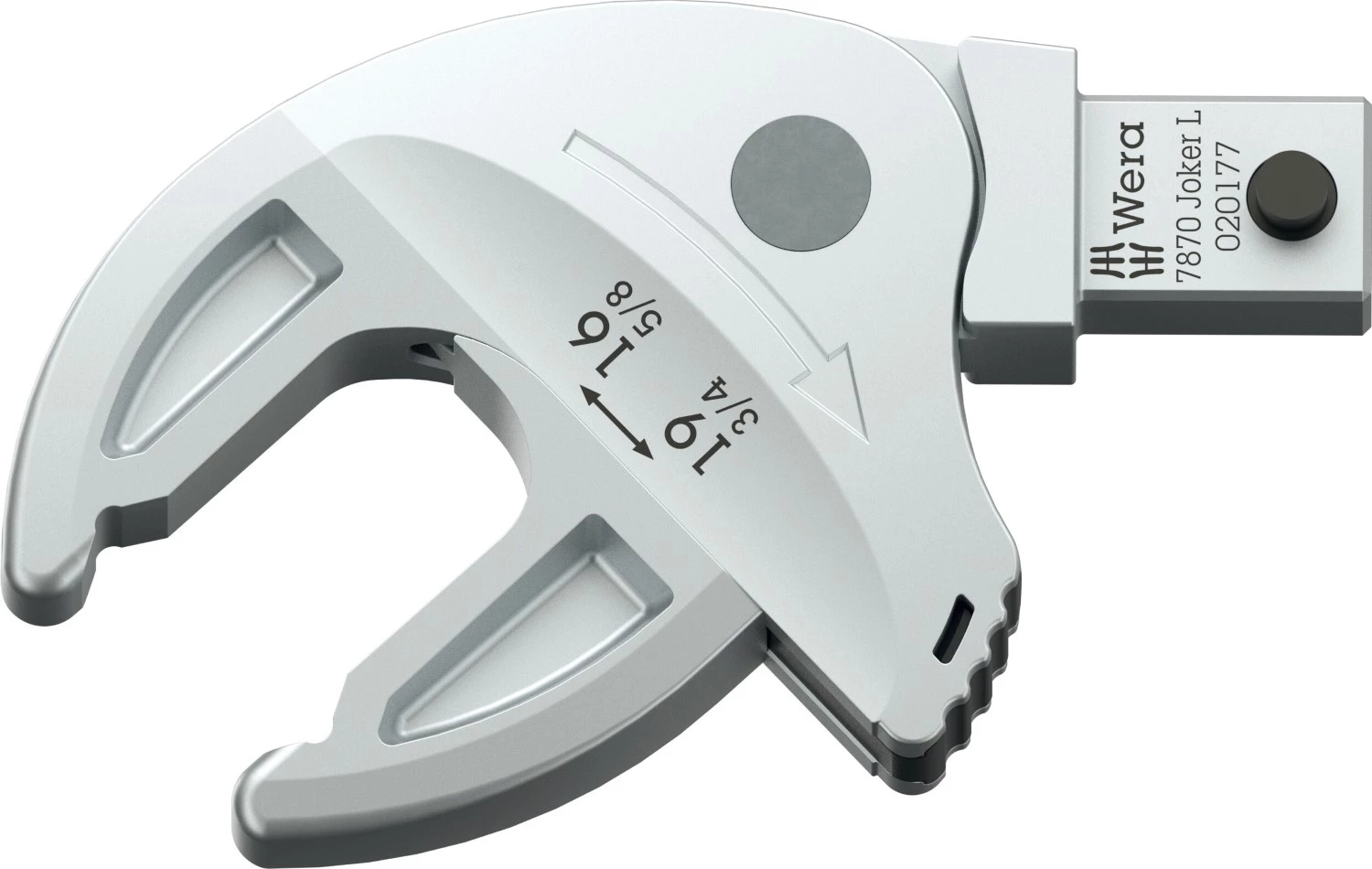 Wera 05020177001 7870 Joker L Zelfinstellende Insteek-steeksleutel voor sleutelmaat 16-19mm - 9x12mm-image