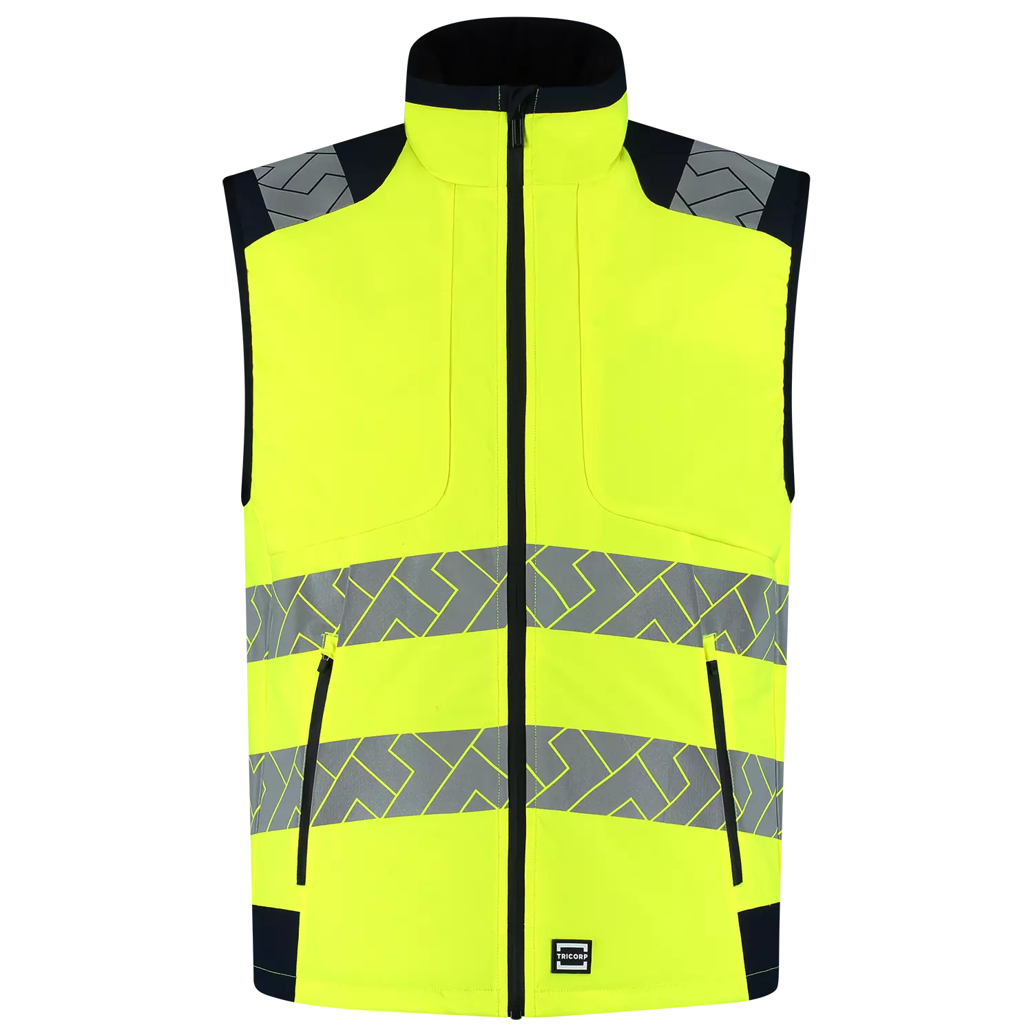 Tricorp 406110 Bodywarmer High Vis Redefined - FluoryellowInk - L-image