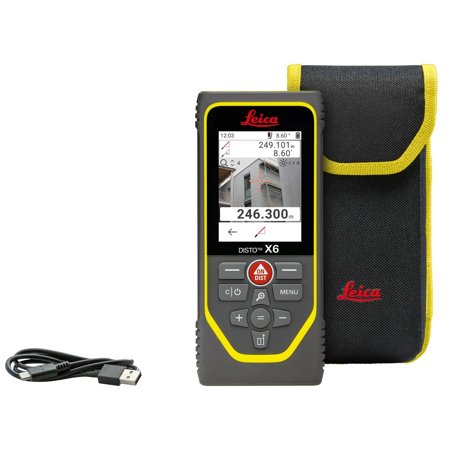 Leica Disto X6 Afstandsmeter in tas - Bluetooth - 250m - IP65-image