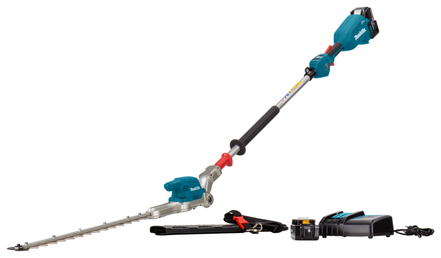 Makita DUN500WRTE Taille-haie téléscopique sans-fil - LXT 18V Li-ion - 2 batteries 5,0 ah - 500 mm - Brushless-image