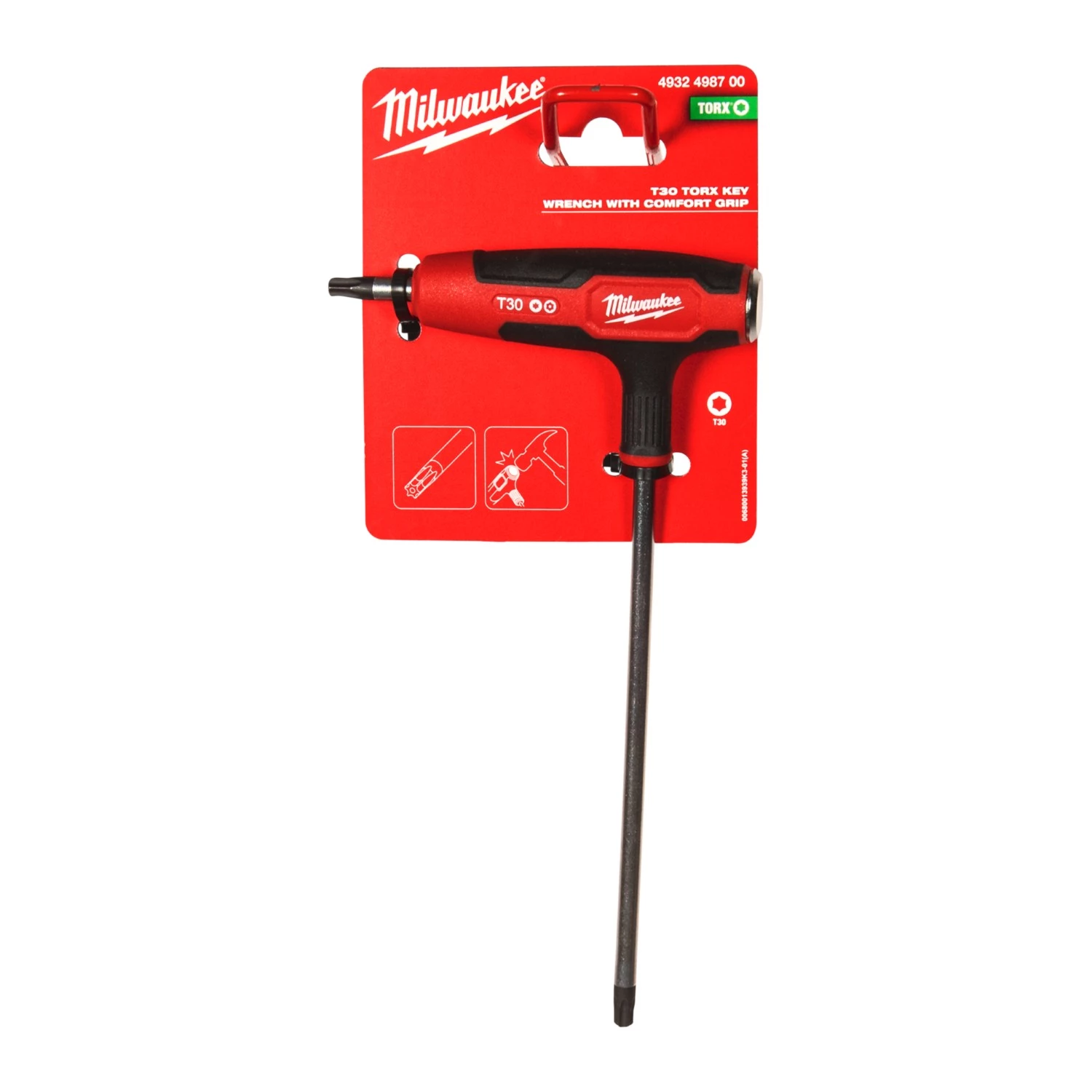 Milwaukee 4932498700 Tournevis Torx à poignée en T avec prise confortable - T30-image