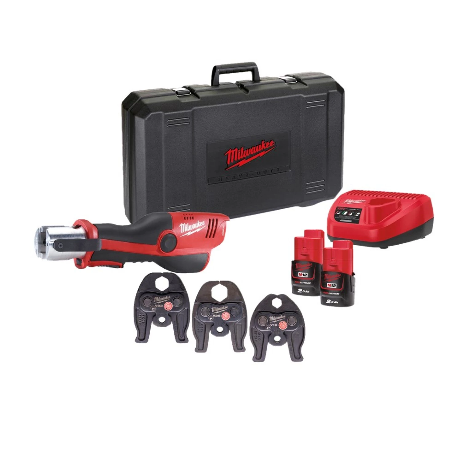 Milwaukee M12 HPT-202C V Li-Ion outil de presse hydraulique - 12V-image