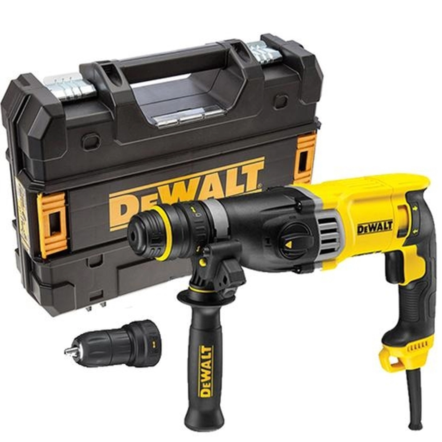 DeWALT D25144K Perforateur SDS-plus mandrin de rechange inclus dans mallette - 900W - 3J-image