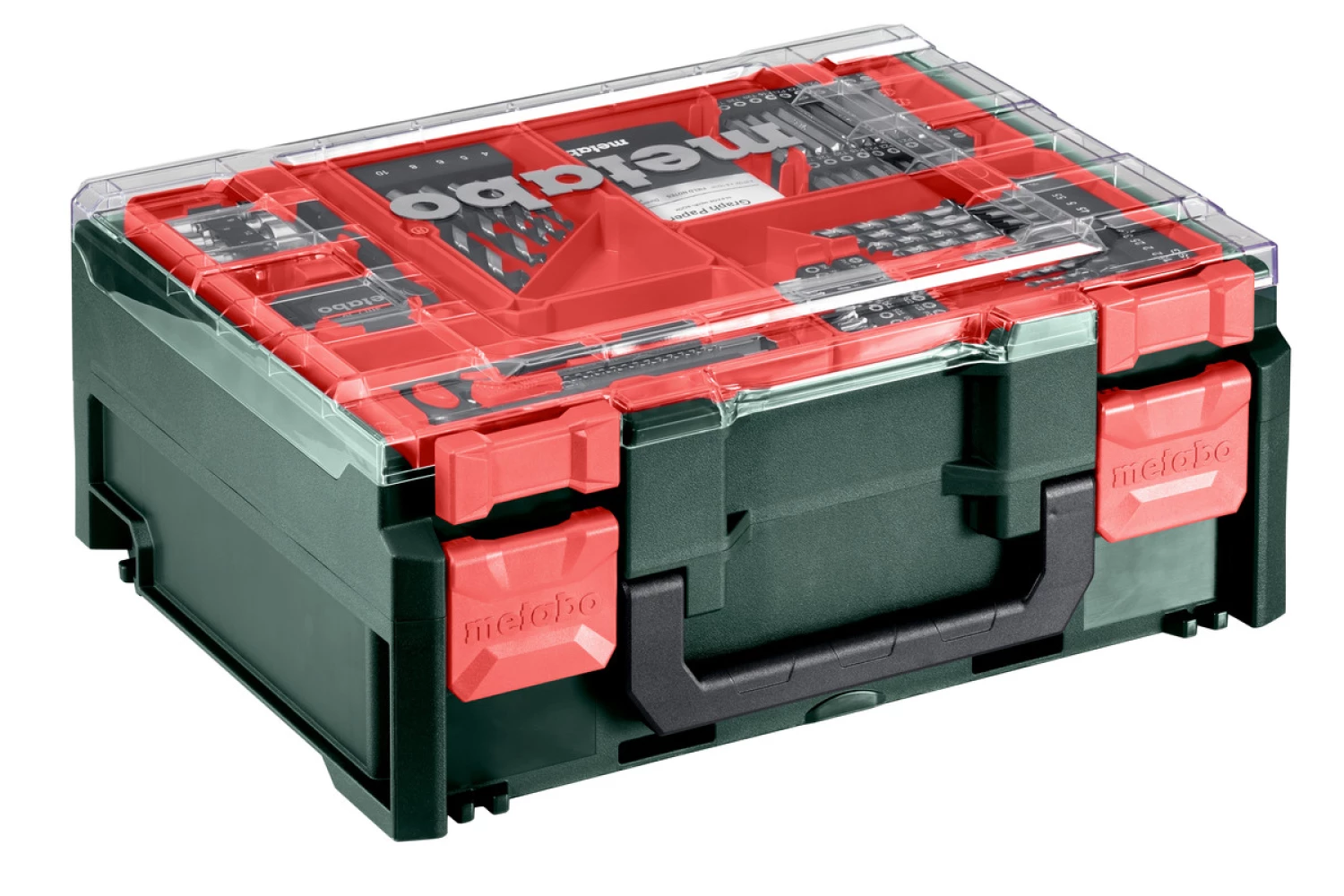 Metabo BS 18 Set Atelier mobile 18 V Li-ion batterie visseuse/perceuse (2x 2,0 Ah batterie) dans un coffret avec 74 accessoires-image
