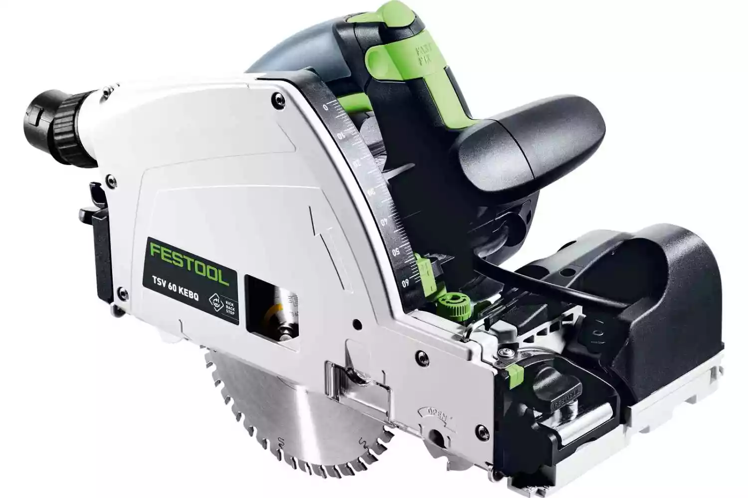 Festool TSV 60 KEBQ-Plus Invalzaag met voorritsfunctie incl, cirkelzaagblad in systainer - 1500W-image